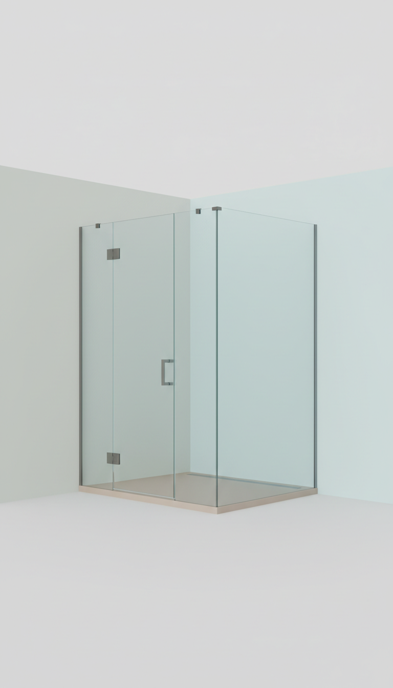 Custom Frameless Shower Enclosure
